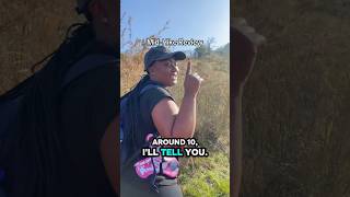 Mid-hike review 🎙️ #hiking #adventure #fitness