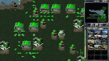 1 vs 1 (PRO VS one HARD Ai) Command and Conquer Remastered Red Alert multiplayer match