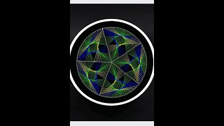 Color dynamics of string art # Shorts Profile