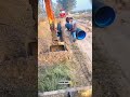 Exvetor work underground water pipe line process 🔥#construction #usa