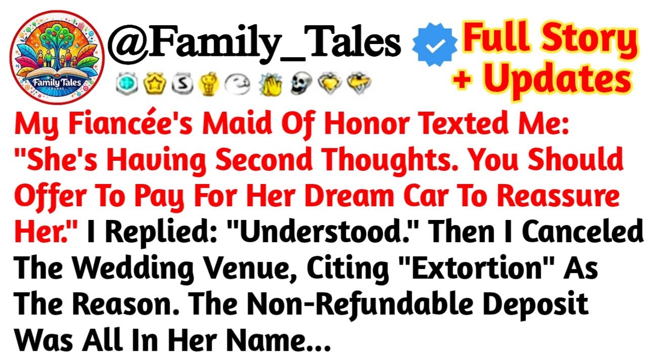 My Fiancée's Maid Of Honor Texted Me "She's Having Second Thoughts. You Should Offer /Reddit Stories