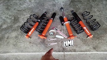 UMI springs and Koni Shocks replacement