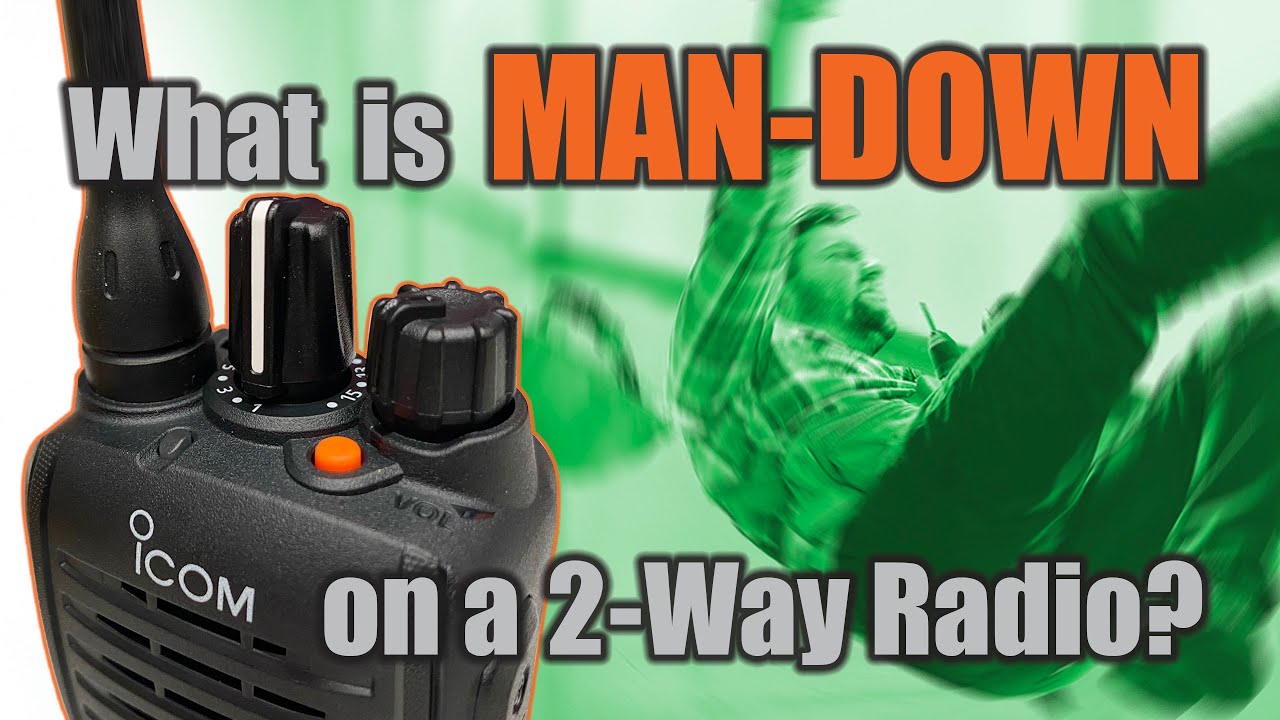 What is Man-Down on a Two Way Radio? - YouTube