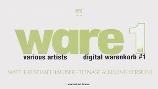 Mathias Schaffhäuser - Teenage Alibi (2nd Version) #mathiasschaffhäuser #heylittlegirl #tech-house