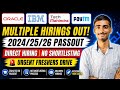 Direct Hiring Alert 🔥 Oracle | IBM | Paytm | No Shortlisting | Freshers Jobs