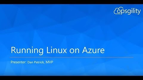 Running Linux on Azure