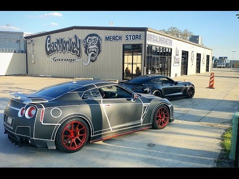 Nissan GTR Tron Vinyl Wrap, Milwaukee Auto Show - Wrapped in Matte