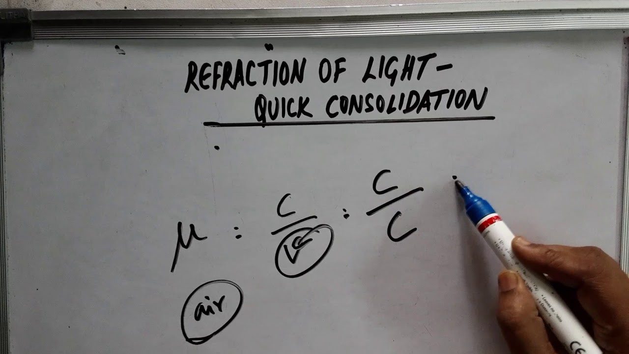 PHYSICS RAY OPTICS REFRACTION OF LIGHT numericals part 3 IN TELUGU