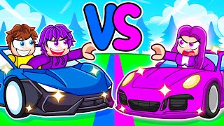 BOYS vs GIRLS FASTEST CAR in Roblox! screenshot 5