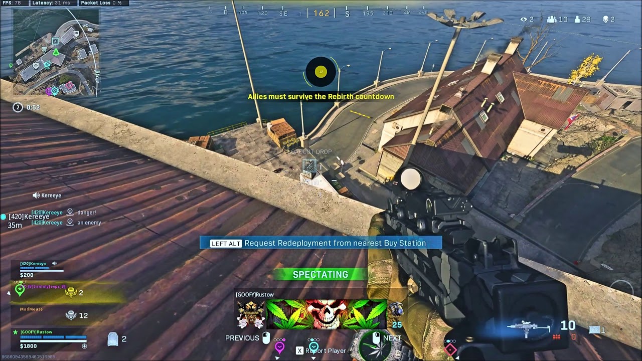 MadMouse Ep20: 3 Kills AK-74u PKM Warzone Rebirth Island Quads Call Of Duty 3/8/2021