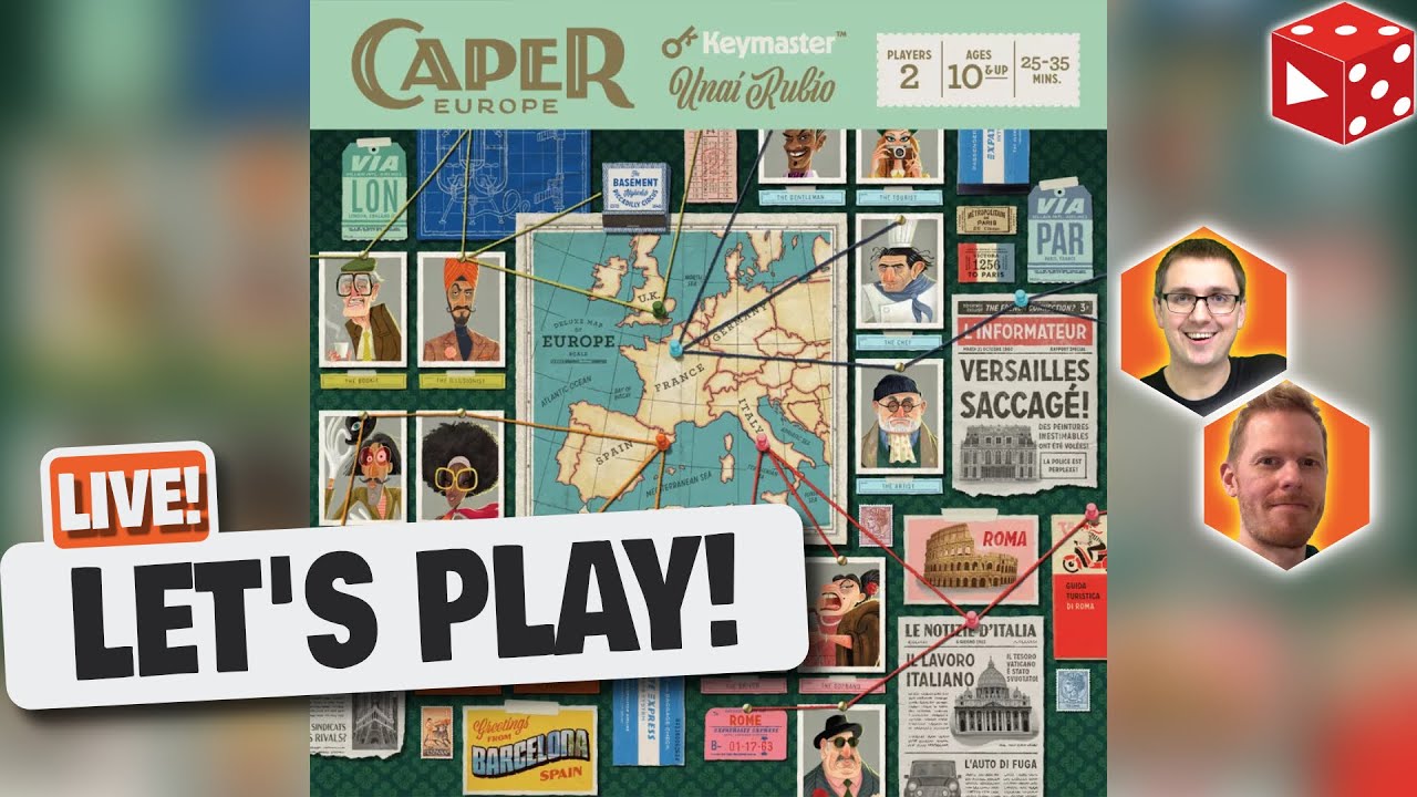 Caper Europe Live Let's Play mit Steph & Ben YouTube