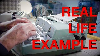 Typewriter-Based Creativity: A Real Life Example