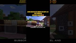 Ultra Realistic BSL shader for mcpe 1.21+ | RTX MCPE #shorts #minecraft #minecraftshaders