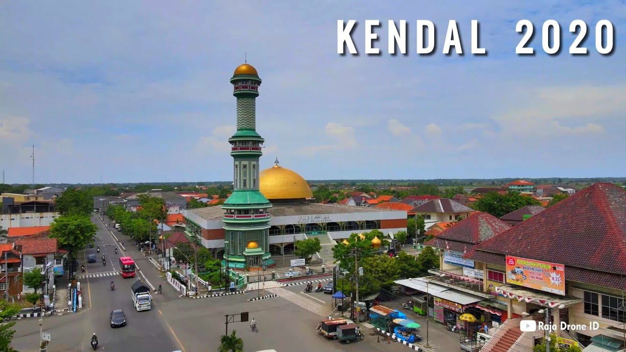 Drone View Kota Kendal Jawa Tengah 2020 
