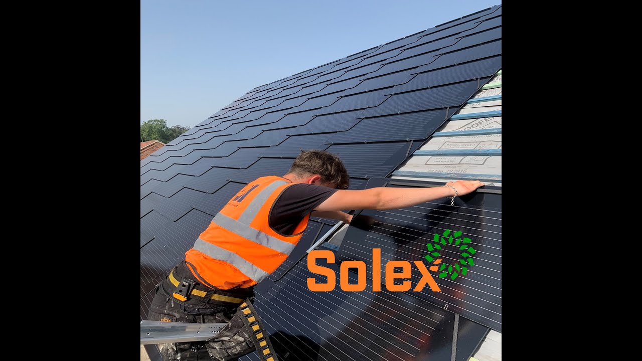 Solex Solar Roof Tile Installation Video