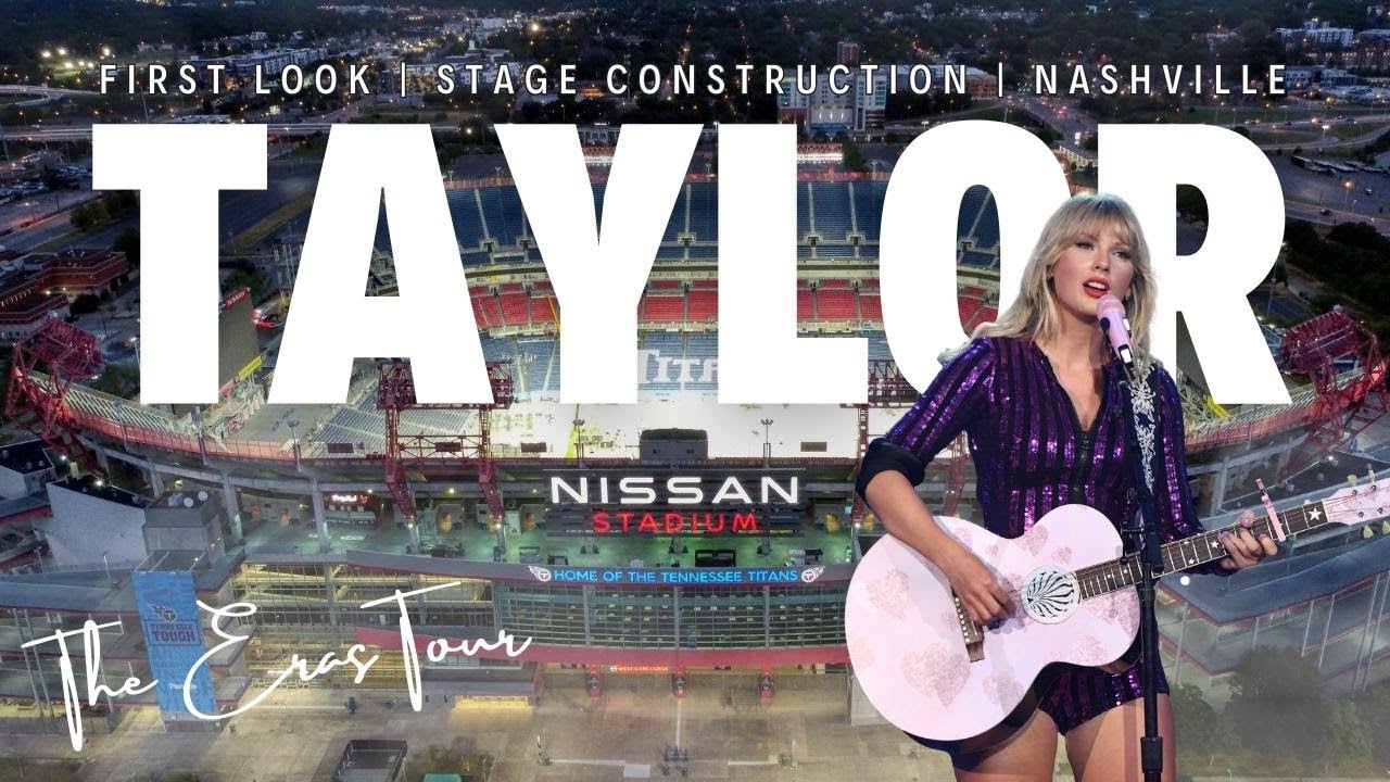 FIRST LOOK! | Stage Construction for Taylor Swift Shows at Nissan