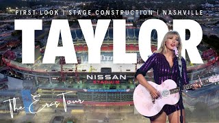 FIRST LOOK! | Stage Construction for Taylor Swift Shows at Nissan Stadium in Nashville
