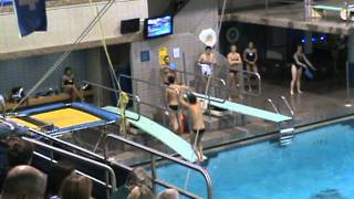 Hawkeyes vs Irish Buckeyes 20120127 Diving8