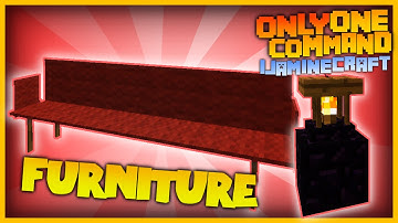 Minecraft: More Furniture in only one command! (1.8)