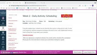 Use the template and submit assignment