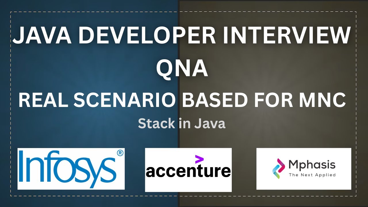 Java interview questions for freshers | Stack in java - YouTube