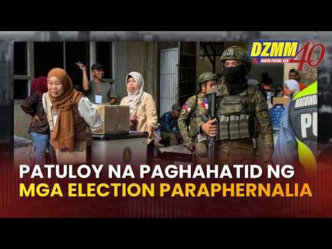 Military, PNP secure election paraphernalia transport in Sultan Kudarat town | (12 September 2026)
