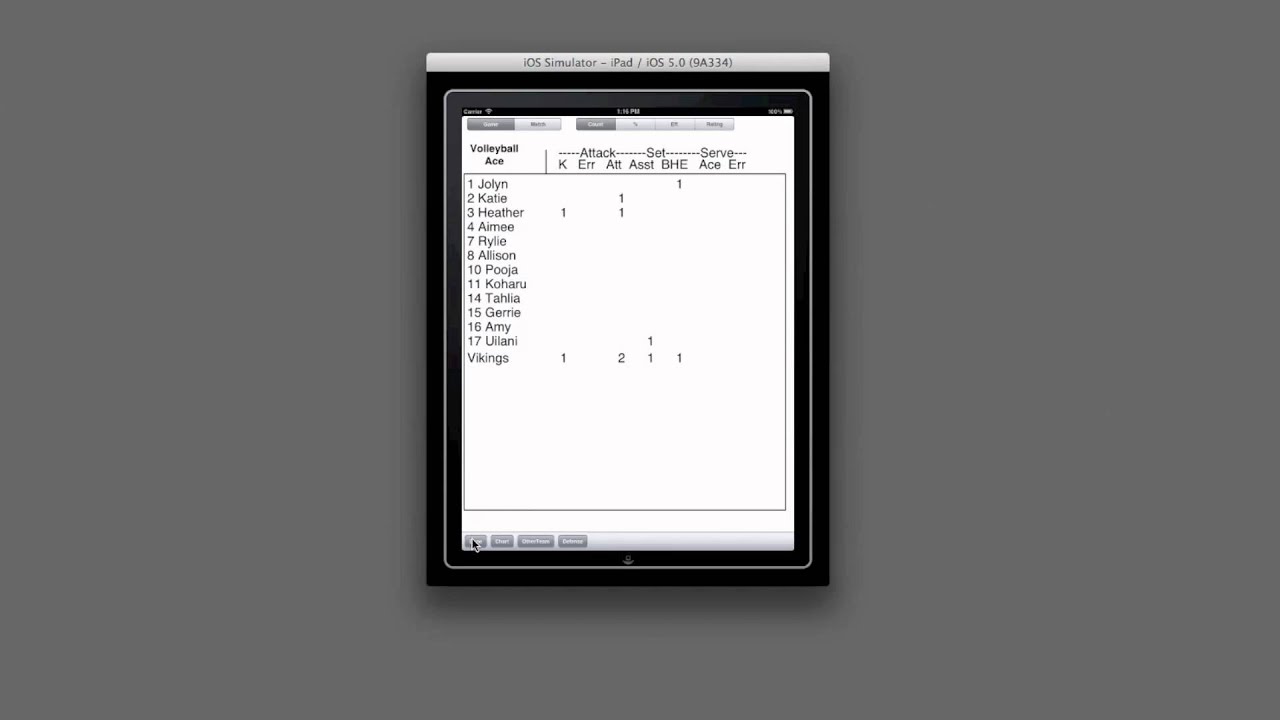 How to Record a Rally using Volleyball ACE