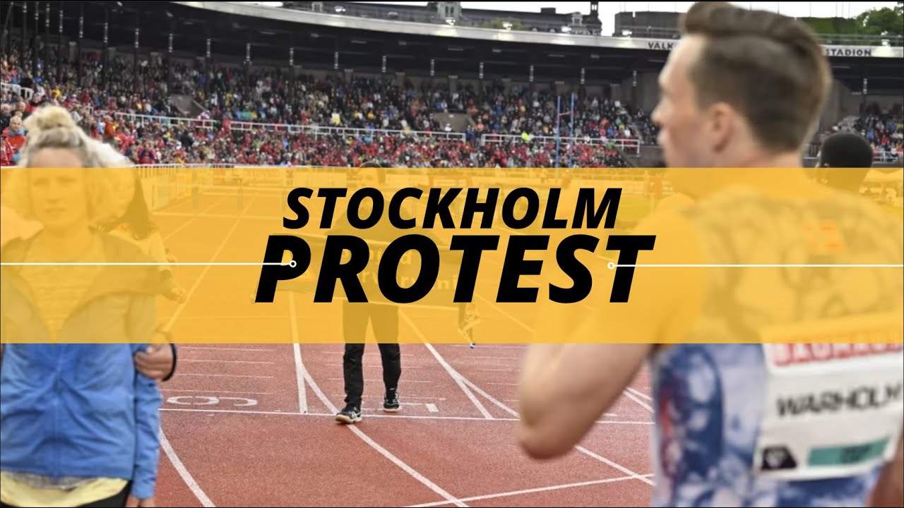 400m M H Warholm Stockholm protest I Diamond League 2023 activists