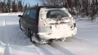 Subaru 2.2L straight pipe exhaust sound UEL headers