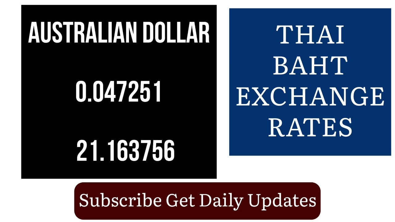 THAI BAHT EXCHANGE RATES TODAY 26 May 2025 dollar to thailand