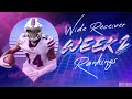 2021 Fantasy Football - Week 2 Wide Receiver Rankings