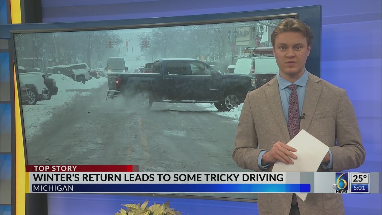 Winter weather leads to hazardous road conditions