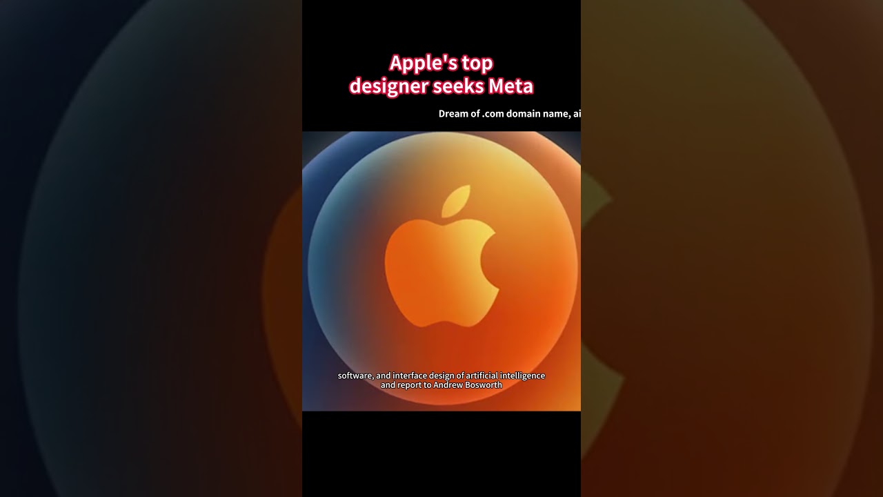 Apple's top designer is about to resign and join Meta! Silicon Valley AI hardware war upgrades