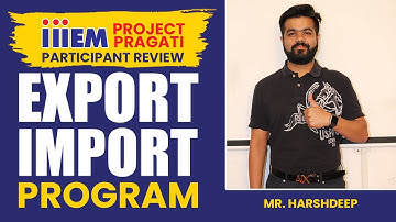 Participant Review About Our Project Pragati | Export Import Business | Harshdeep
