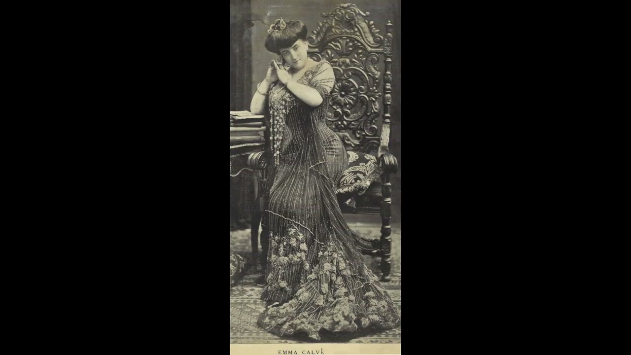 Gounod - Sérénade (2 records) - Emma Calvé (1908)