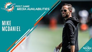 HEAD COACH MIKE MCDANIEL MEETS WITH THE MEDIA | MIAMI DOLPHINS