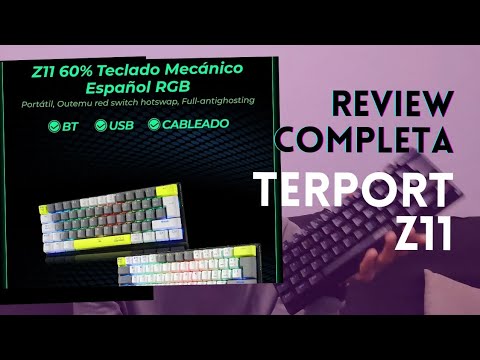 REVIEW a detalle - Teclado Terport z11 - YouTube