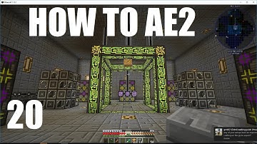 HOW TO AUTOMATE AN ME SYSTEM IN APPLIED ENERGISTICS 2 - Minecraft: Sky Factory 4 EthanCraft 20