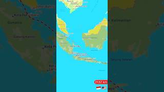 Kualalumpur ke Lombok #viral #viralshort #travel #map #viralvideos #travelguide #travelmap