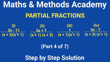 How to find Partial Fractions? | Partial Fractions for Beginners | Part 4 of 7