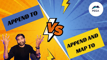 Append Vs Append and Map To | Data Transform in Pega | Interview Questions