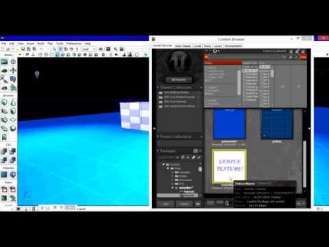 UDK 60 Second Tutorial: Importing and using a custom texture