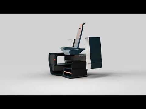 This ultralight business class seat was designed to help aircrafts reduce CO2 emissions!