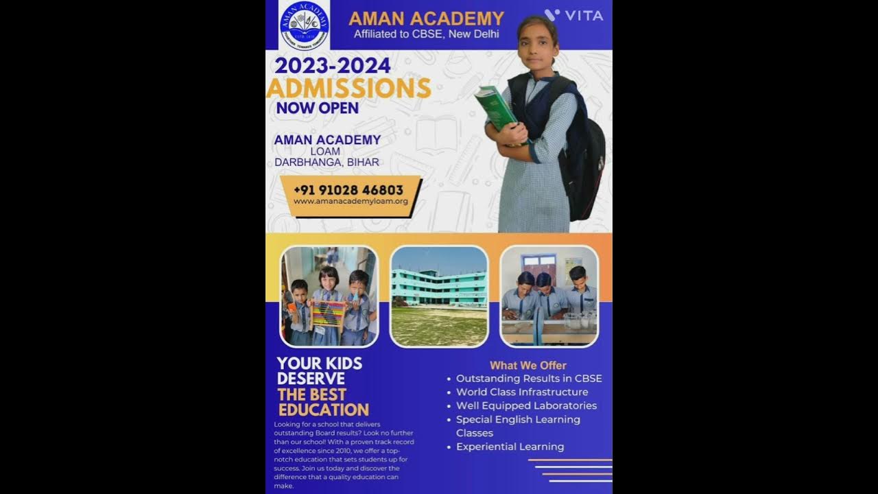 Aman Academy Affiliated to C.B.S.E New Delhi Loam Darbhanga Bihar 2023