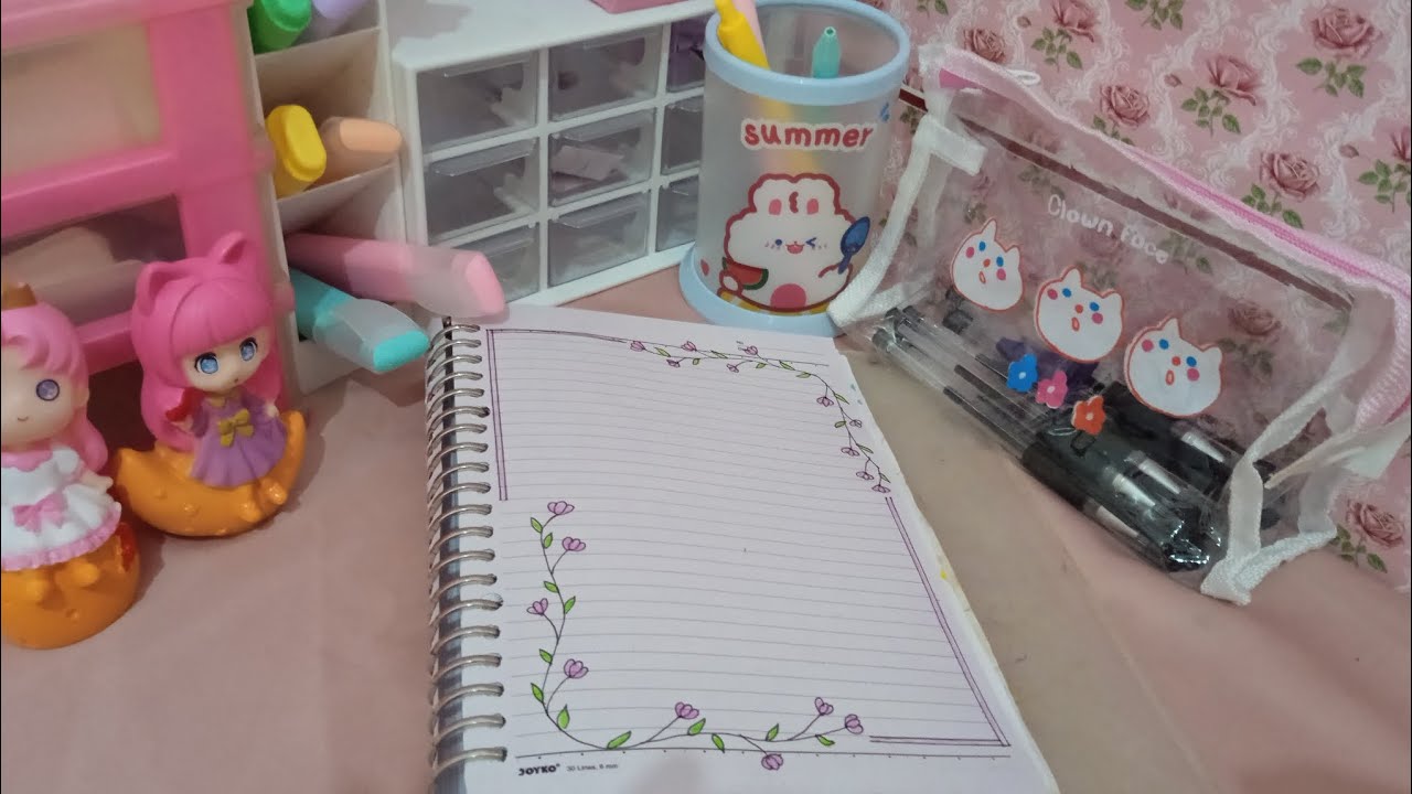 Lattering Buat Bingkai Border Untuk Jurnal Yang Cantik Youtube 