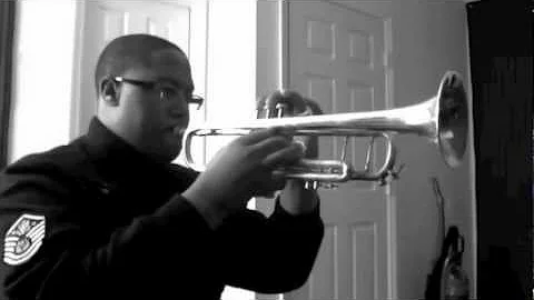 Playing around on trumpet