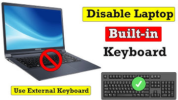 How To Disable Laptop Keyboard and Use External Keyboard