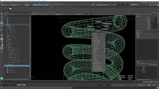 Риггинг пружины в MAYA используя Wire деформер