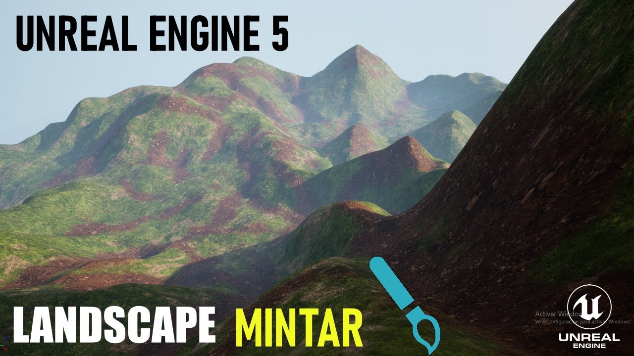 UNREAL ENGINE 5 Como Pintar Nuestro Terreno (LANDSCAPE V) Tutorial ...