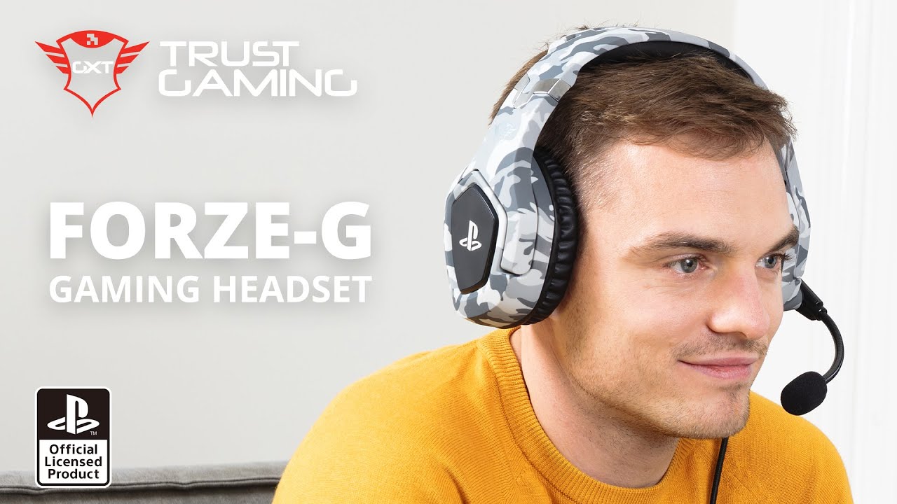 GXT 488 Forze-G PS4 Gaming Headset PlayStation® official licensed product -  grey - YouTube
